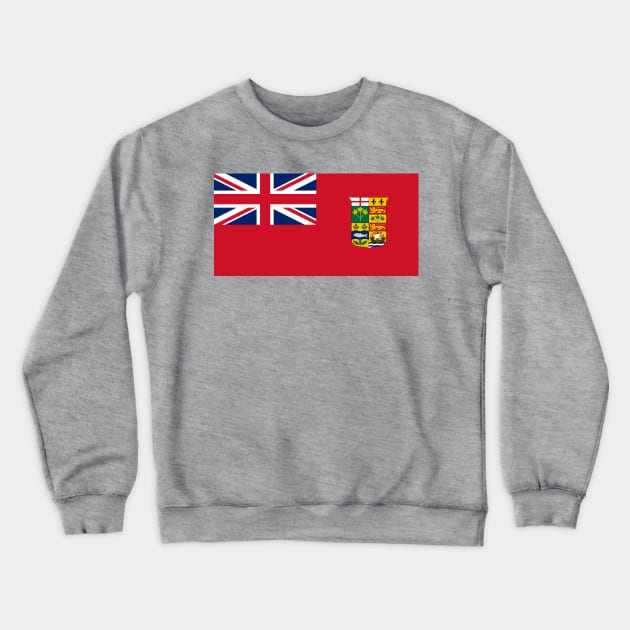 Flag of Canada, Historical (1868-1921) Crewneck Sweatshirt by brigadeiro